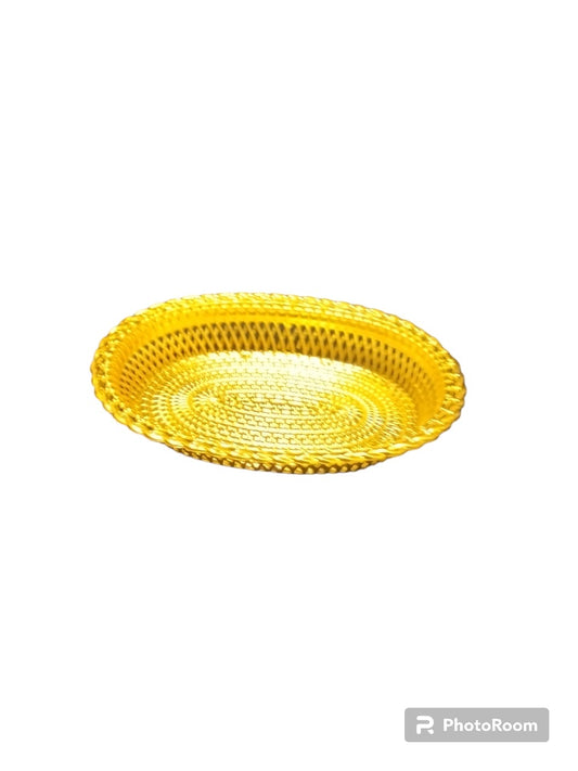 Oval shape plastic gift tray (small)