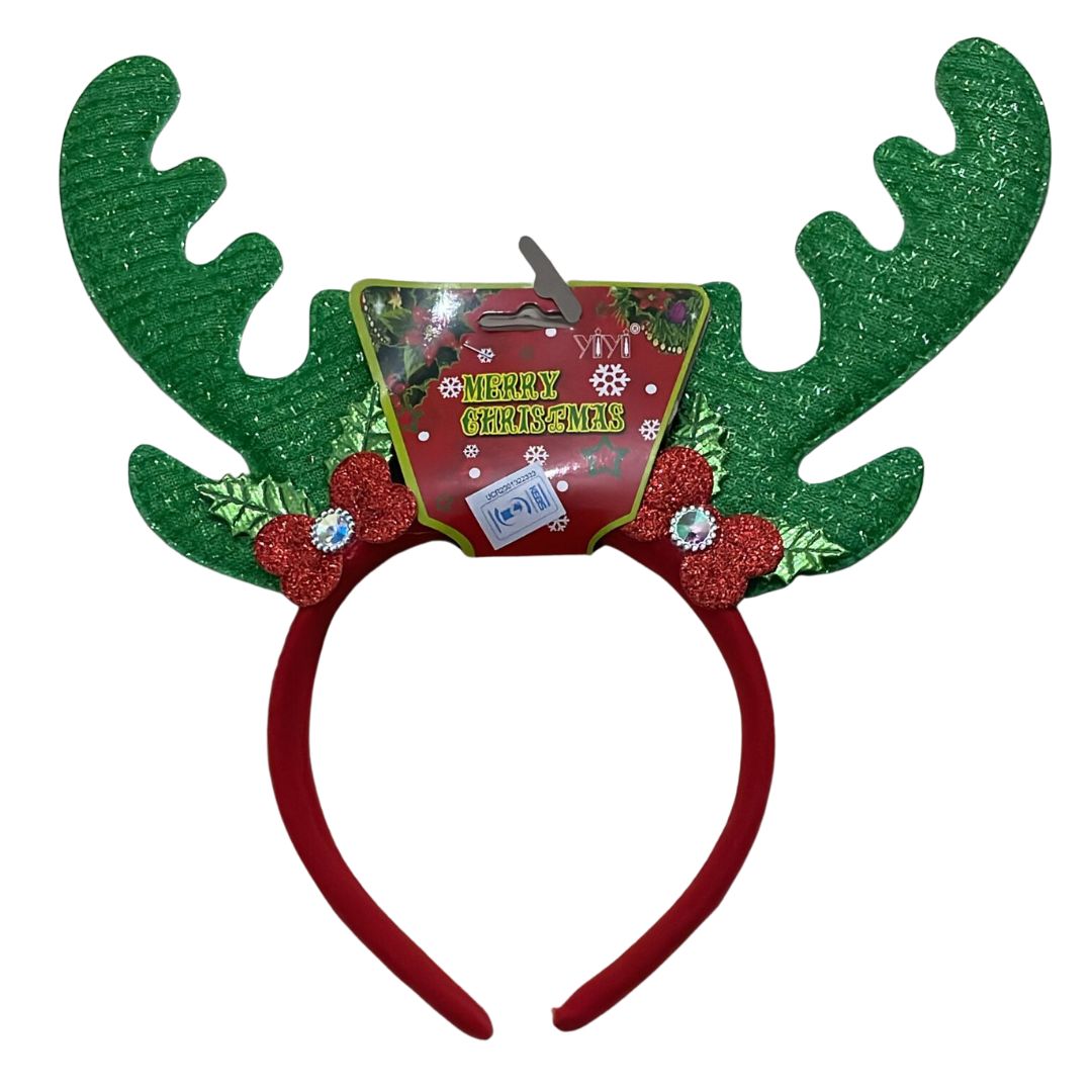 Head Band-Reinder Red/Green