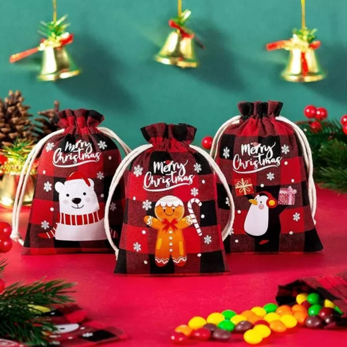 Christmas Gift Pouch Cloth