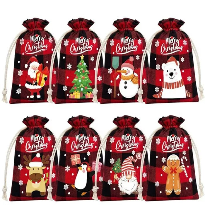 Christmas Gift Pouch Cloth