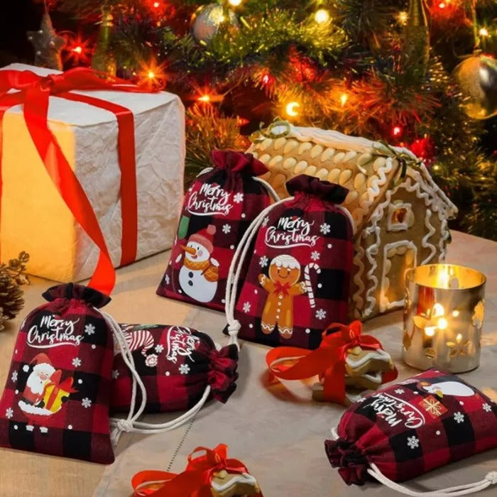 Christmas Gift Pouch Cloth