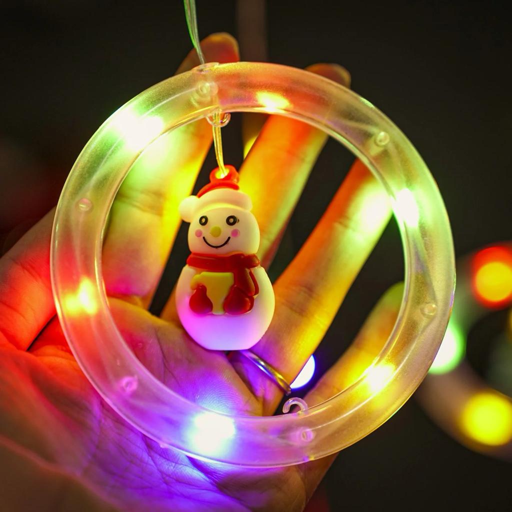 Christmas Santa Circle Light 3m