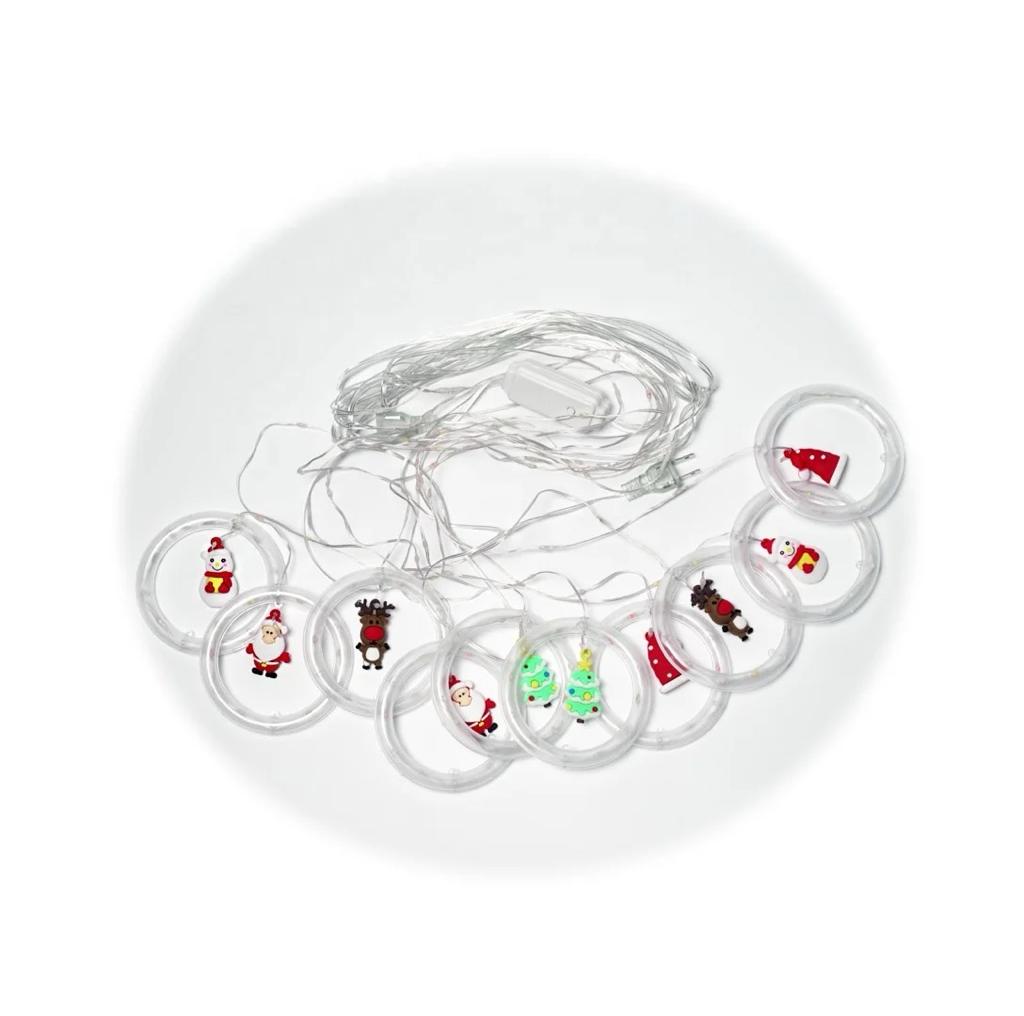 Christmas Santa Circle Light 3m