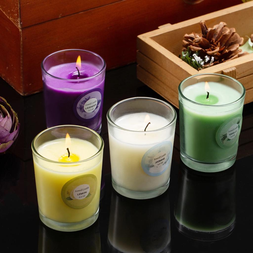 Scented Glass Candles