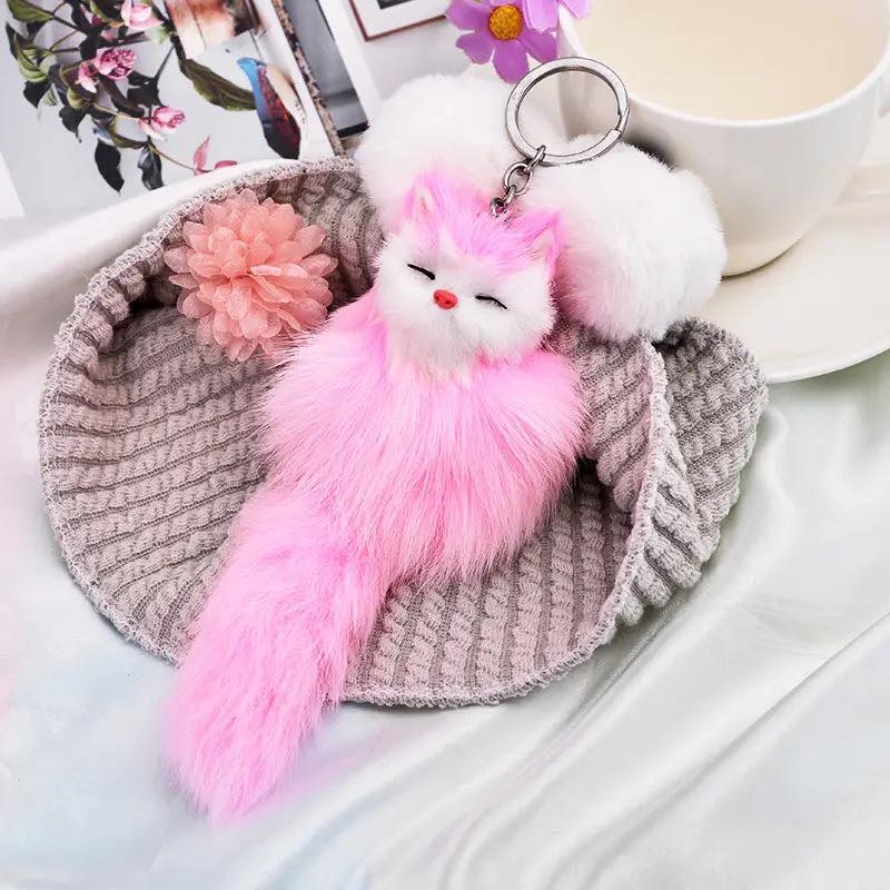 Fluffy Kitty Keyholders