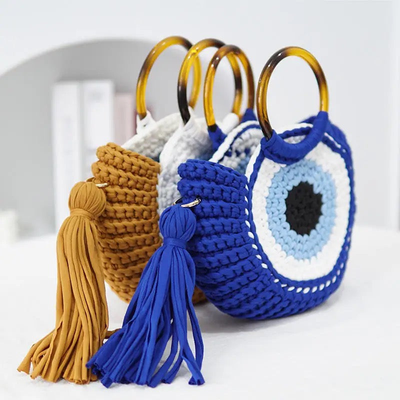 Evil eye hand bags