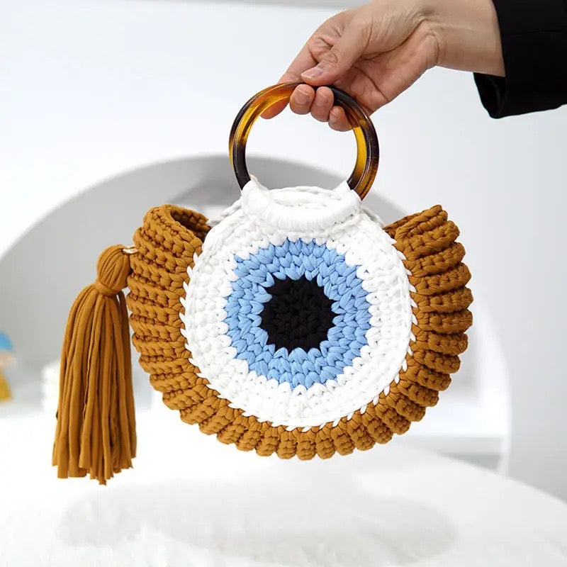 Evil eye hand bags