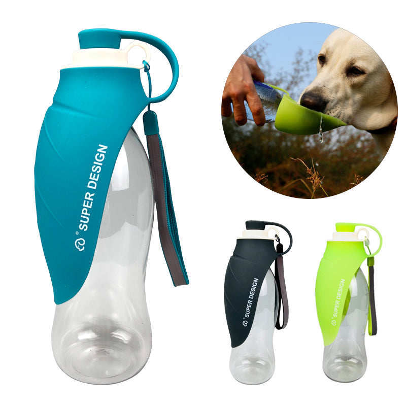 Dog Water Bottle with Feeder